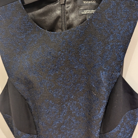 Blue RW&Co party dress size 0 - Picture 3 of 6